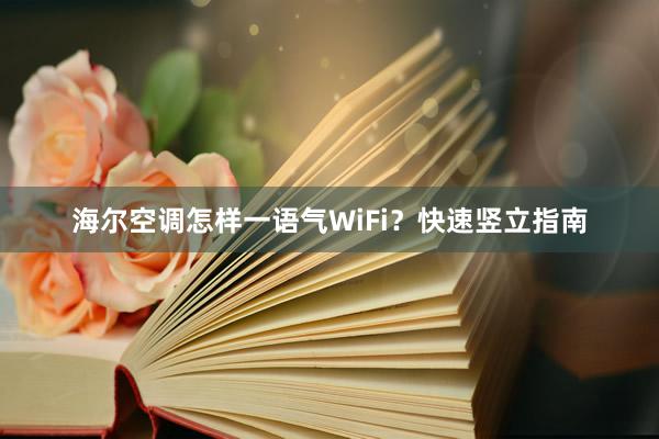 海尔空调怎样一语气WiFi？快速竖立指南